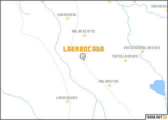map of La Embocada