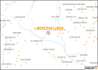 map of La Encrucijada