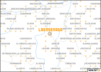 map of La Ensenada