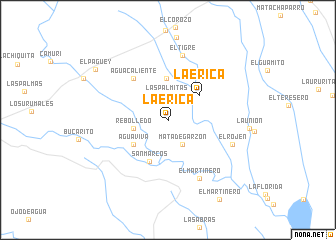 map of La Erica