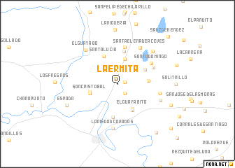 map of La Ermita