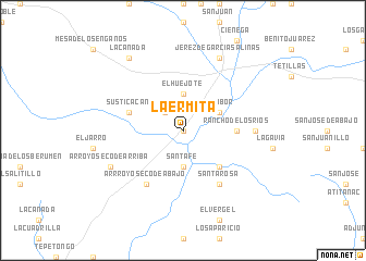 map of La Ermita