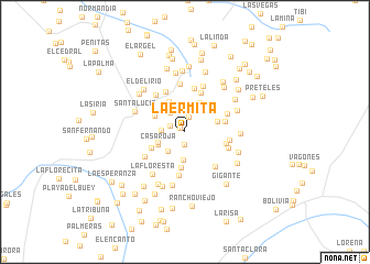 map of La Ermita