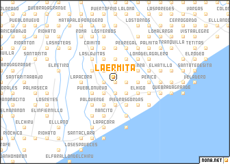 map of La Ermita