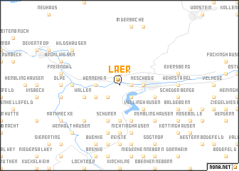 map of Laer