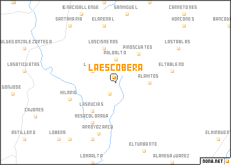 map of La Escobera