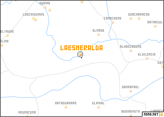 map of La Esmeralda