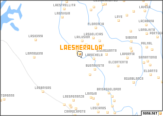 map of La Esmeralda