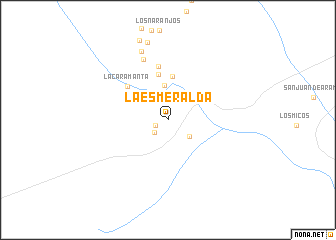 map of La Esmeralda