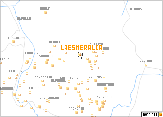 map of La Esmeralda