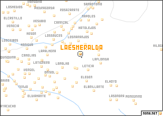 map of La Esmeralda