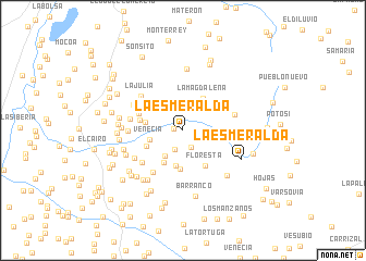 map of La Esmeralda