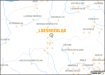 map of La Esmeralda