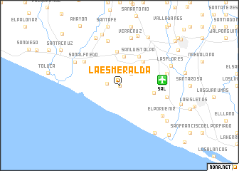 map of La Esmeralda