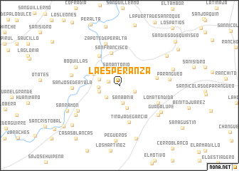 map of La Esperanza