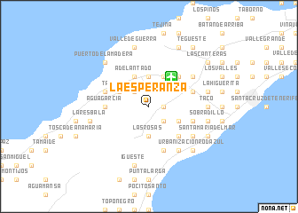 map of La Esperanza