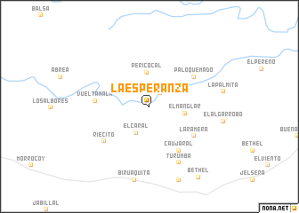 map of La Esperanza