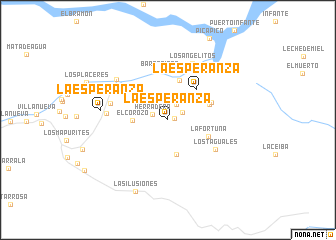 map of La Esperanza