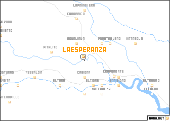 map of La Esperanza