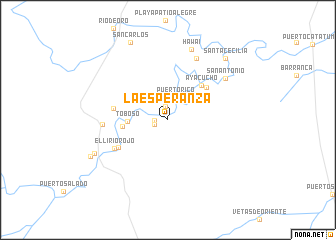 map of La Esperanza