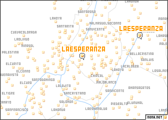 map of La Esperanza