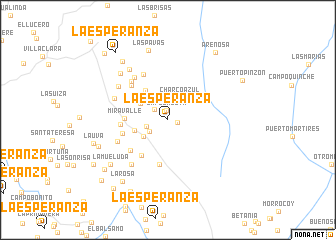 map of La Esperanza