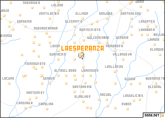 map of La Esperanza