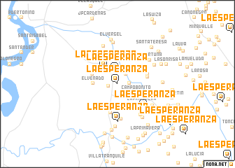 map of La Esperanza