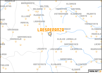 map of La Esperanza