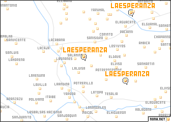 map of La Esperanza