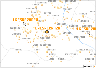 map of La Esperanza