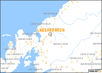 map of La Esperanza