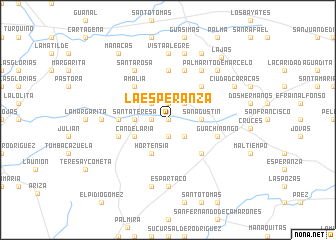 map of La Esperanza