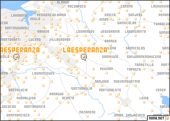 map of La Esperanza