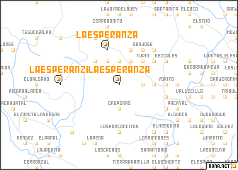 map of La Esperanza