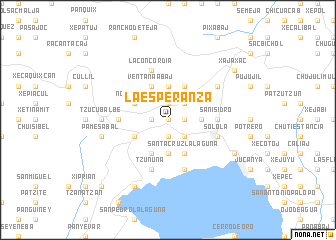 map of La Esperanza