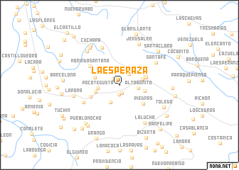 map of La Esperaza
