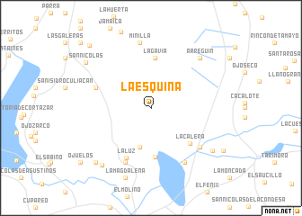 map of La Esquina