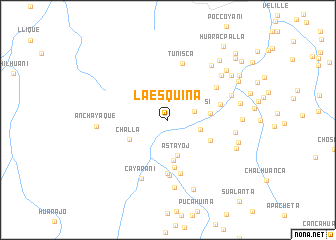 map of La Esquina