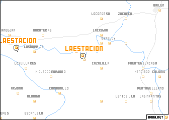 map of La Estación