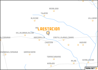 map of La Estación