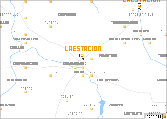 map of La Estación