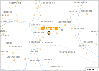 map of La Estación