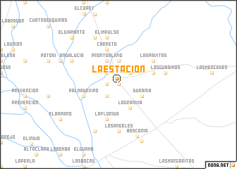 map of La Estación