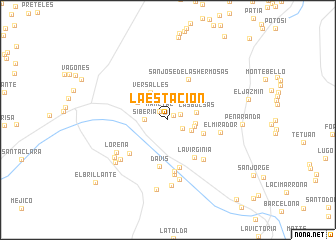 map of La Estación