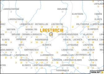 map of La Estancia