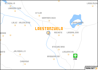 map of La Estanzuela