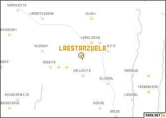 map of La Estanzuela