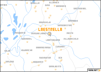 map of La Estrella