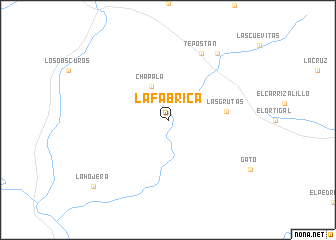 map of La Fabrica